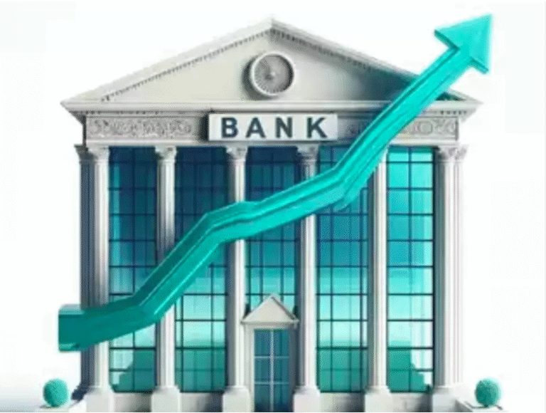 Banking stocks growth chart showing 9 investment opportunities with 41% upside potential for 2025