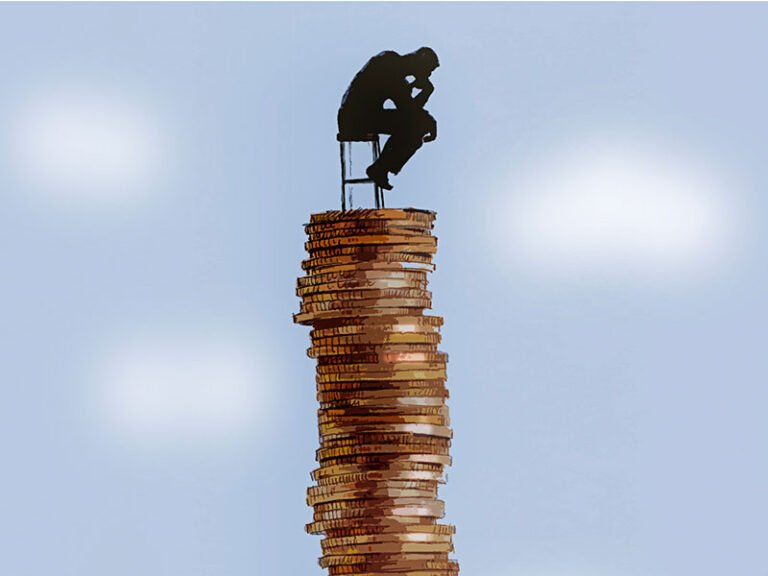 Indian market divergence chart showing rising Nifty index versus falling small-cap investor portfolios in 2025